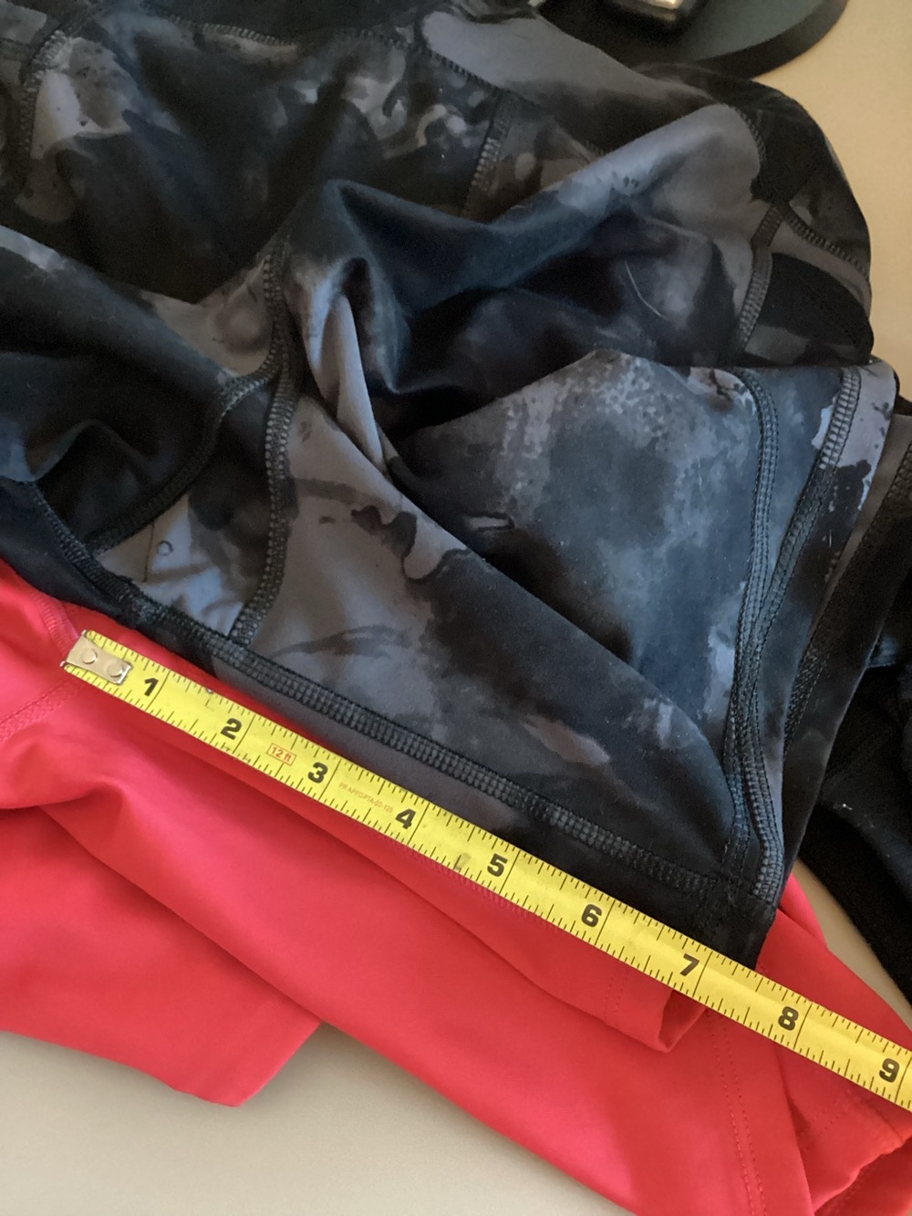 All in Motion Black Camo and Bright Red Athletic Bike Shorts duo XL - Picture 4 of 4